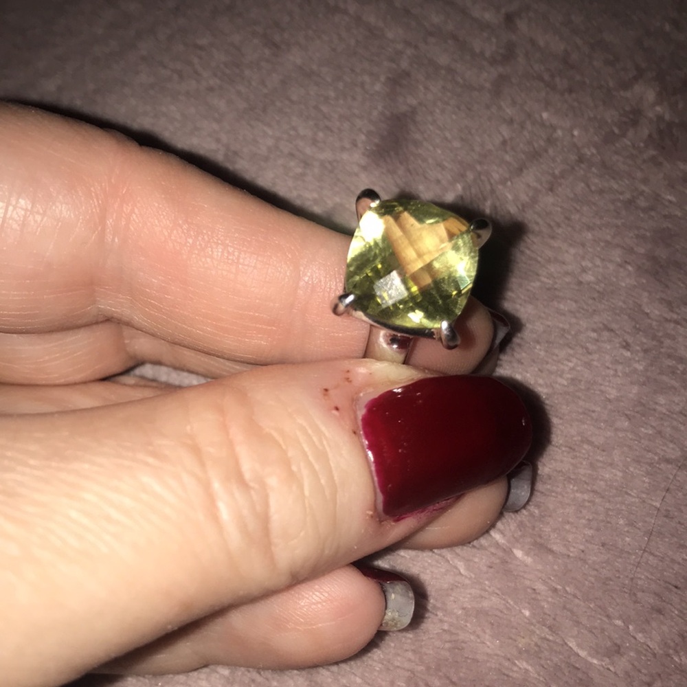 Rectangular Period Cocktail Ring Size 6 - image 8